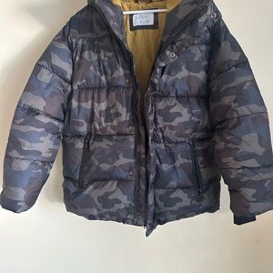 Zara Camouflage Puffer Jacket